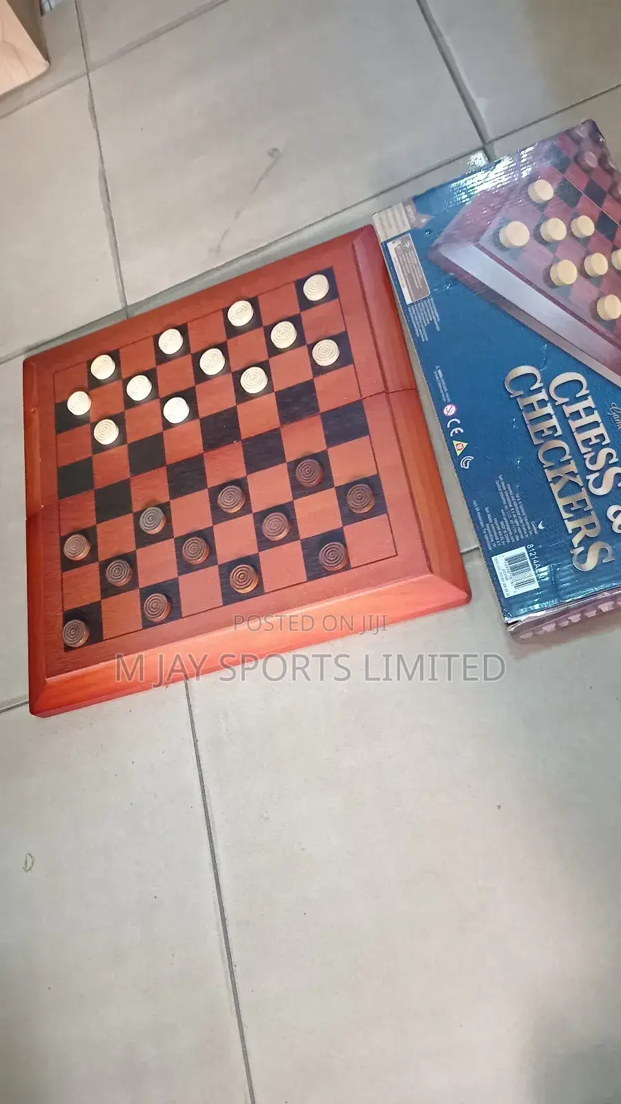 Wooden Chess and Checkers