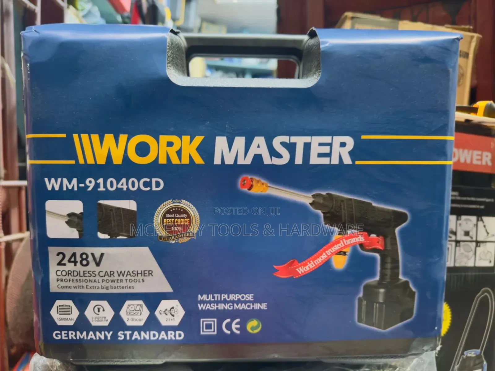 Rechargeable Cordless High Pressure Multi-purpose Car Washer