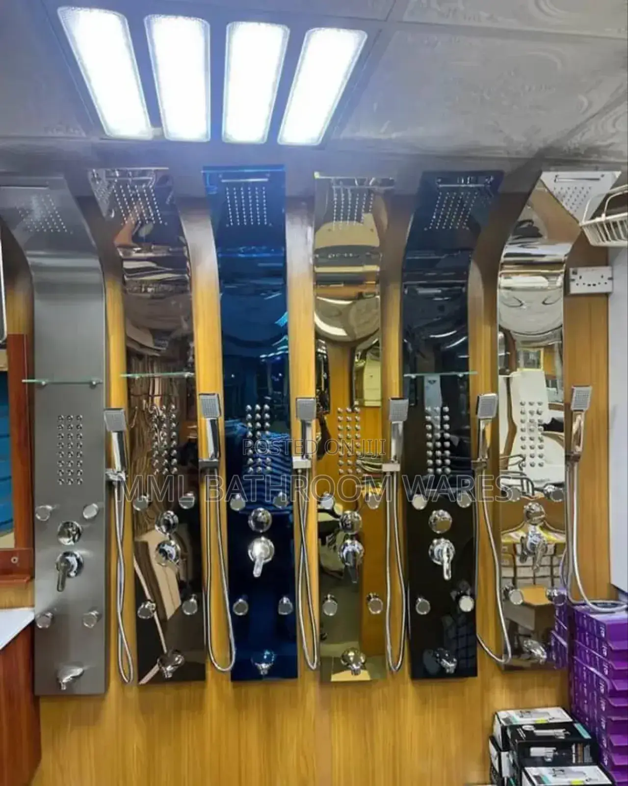 Power Shower With Shower Shelf