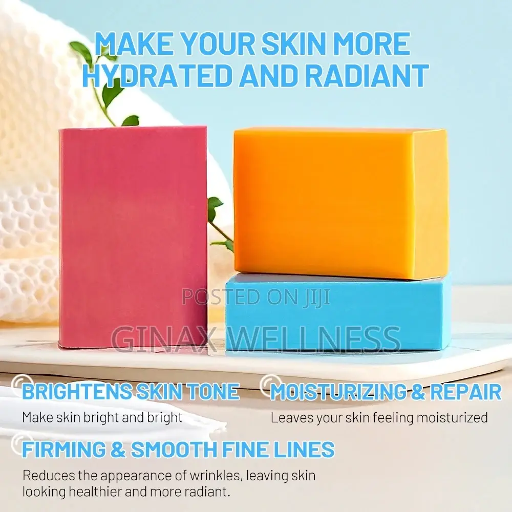3-in-1 Pack With Collagen, Vitamin C Hyaluronic Acid Soaps