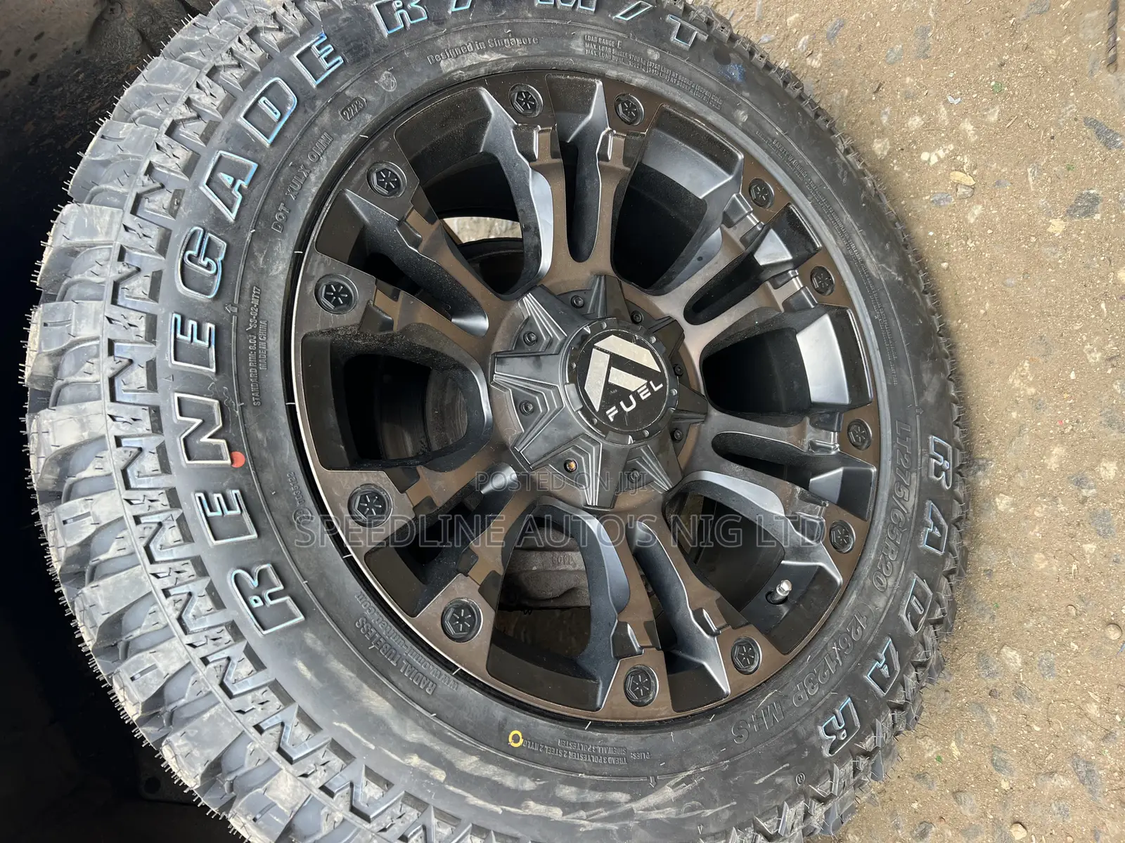 Complete Set of Rims and Tyres Toyota Tundra 2023 Model
