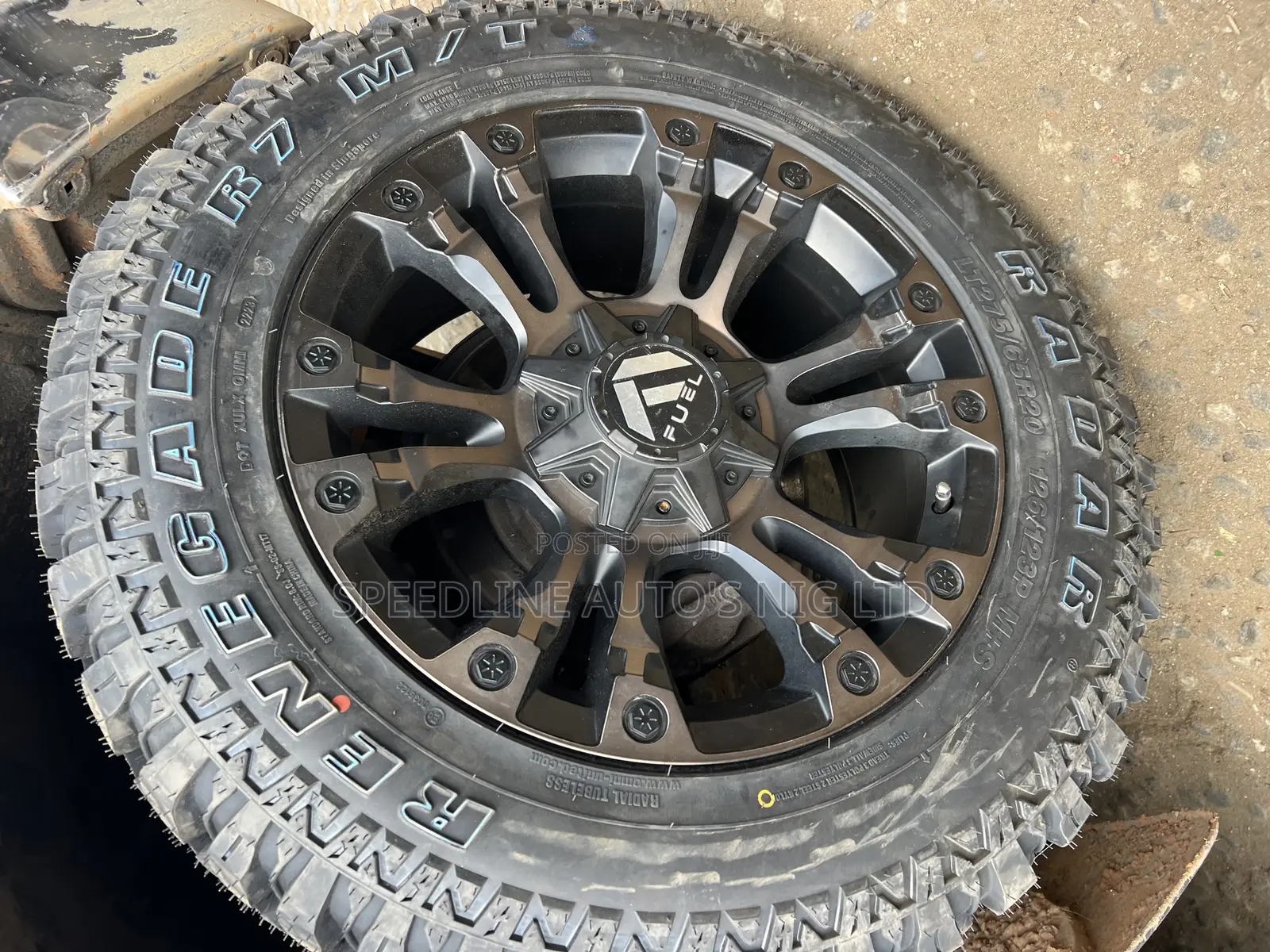 Complete Set of Rims and Tyres Toyota Tundra 2023 Model