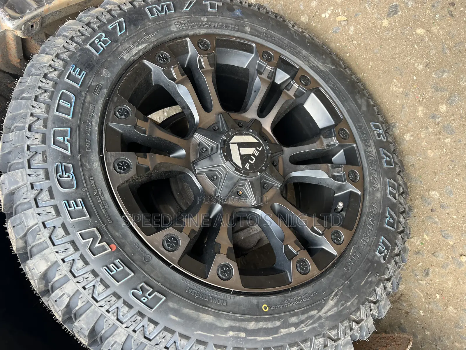 Complete Set of Rims and Tyres Toyota Tundra 2023 Model
