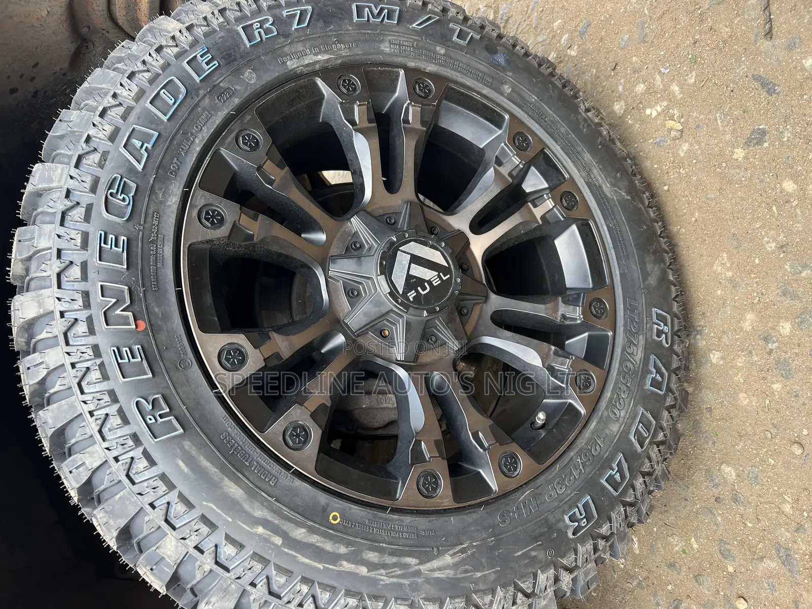 Complete Set of Rims and Tyres Toyota Tundra 2023 Model