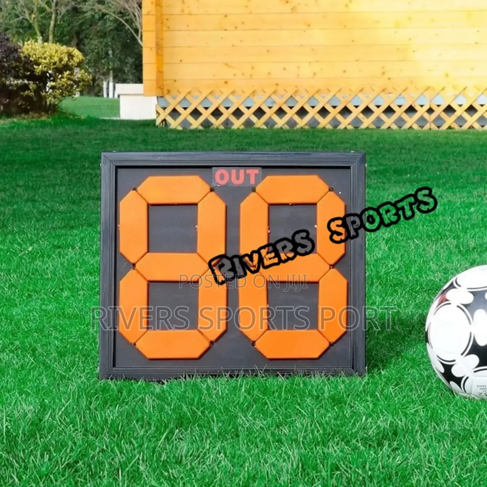 Football Soccer Substitution Board for Change Player Time