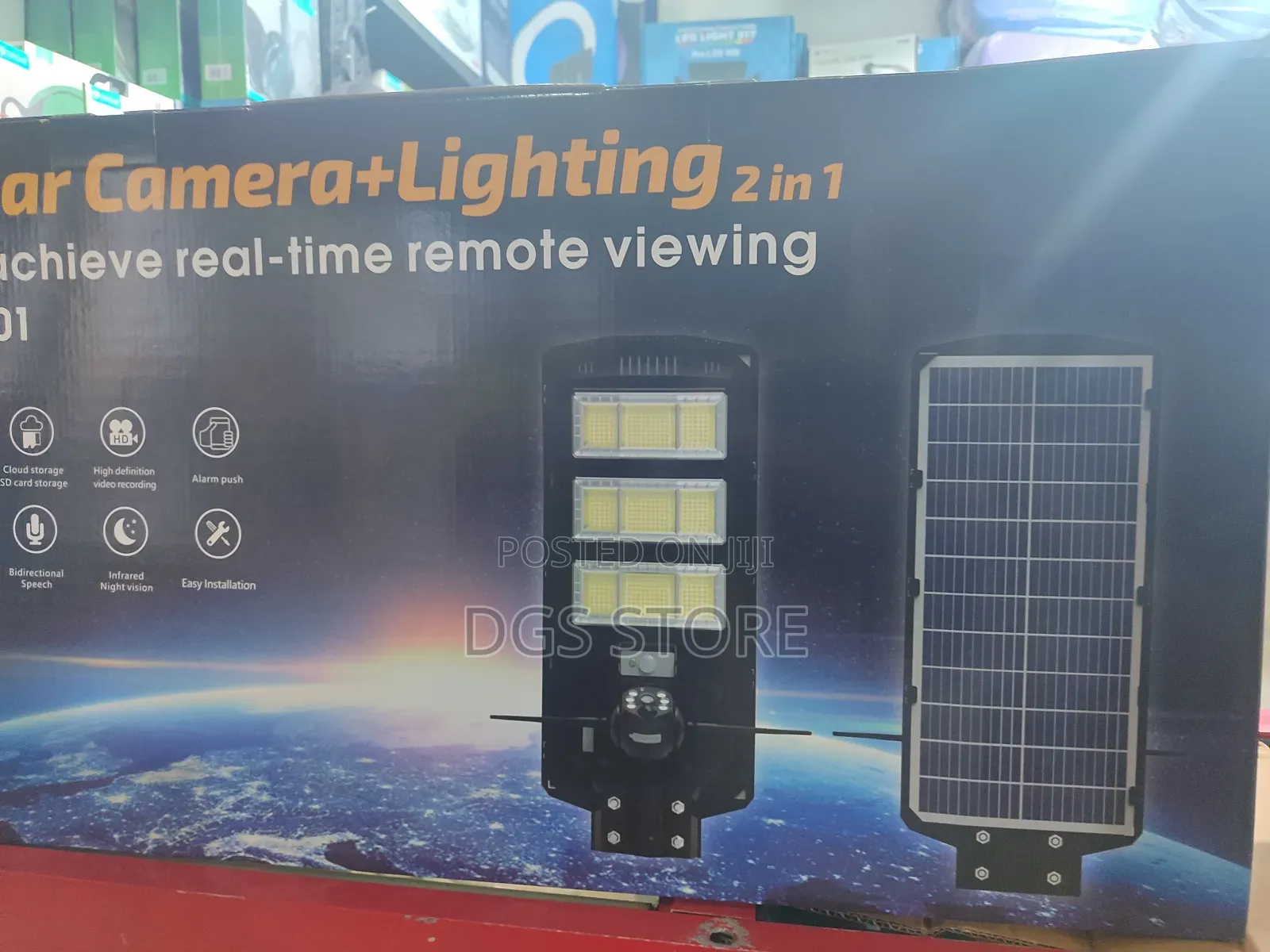 Ai Solar Camera+ Lighting 2in1 SPM XA01 450w
