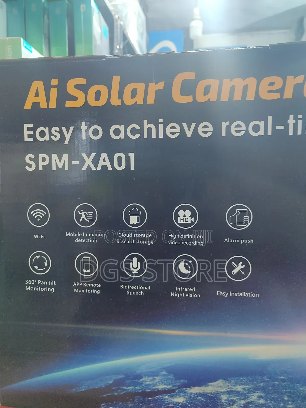 Ai Solar Camera+ Lighting 2in1 SPM XA01 450w