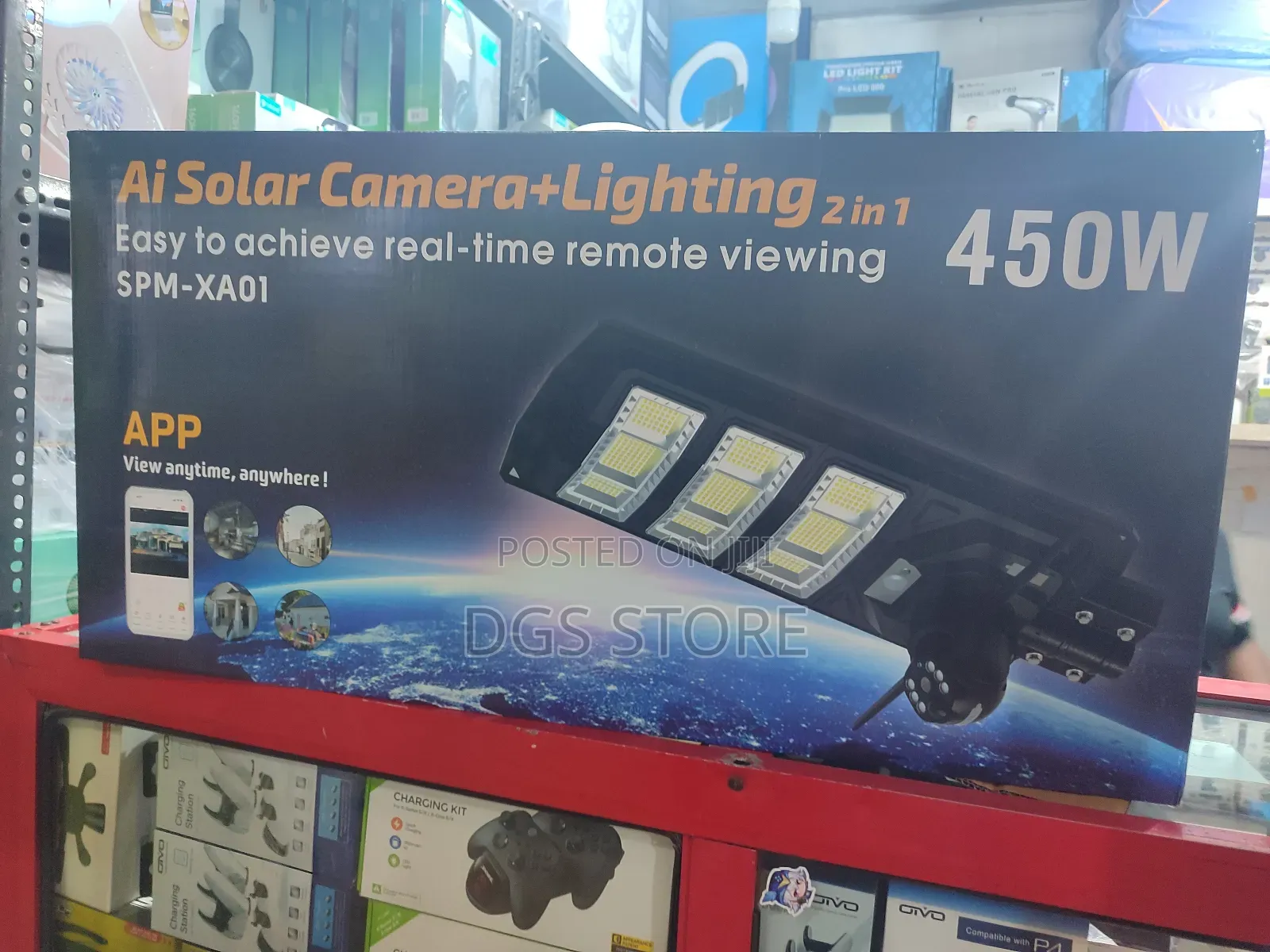 Ai Solar Camera+ Lighting 2in1 SPM XA01 450w