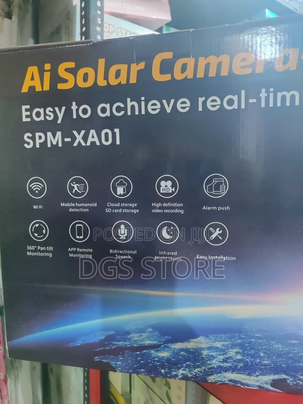 Ai Solar Camera+ Lighting 2in1 SPM XA01 450w