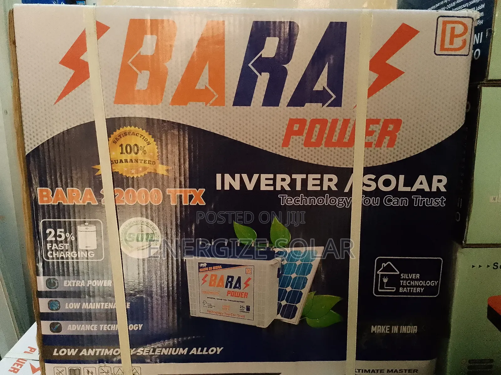 12v 220 Ah Bara Tubular Battery