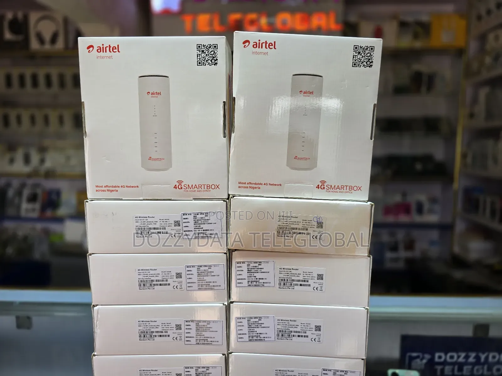 Airtel Hedge 6 Router and Unlimited Data Subscription