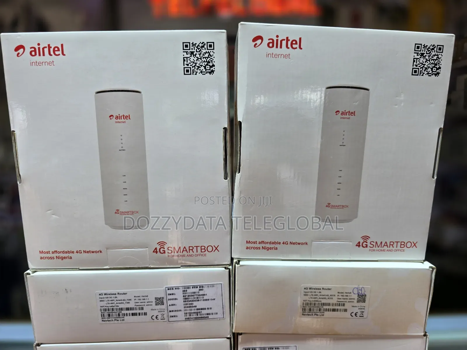 Airtel Hedge 6 Router and Unlimited Data Subscription