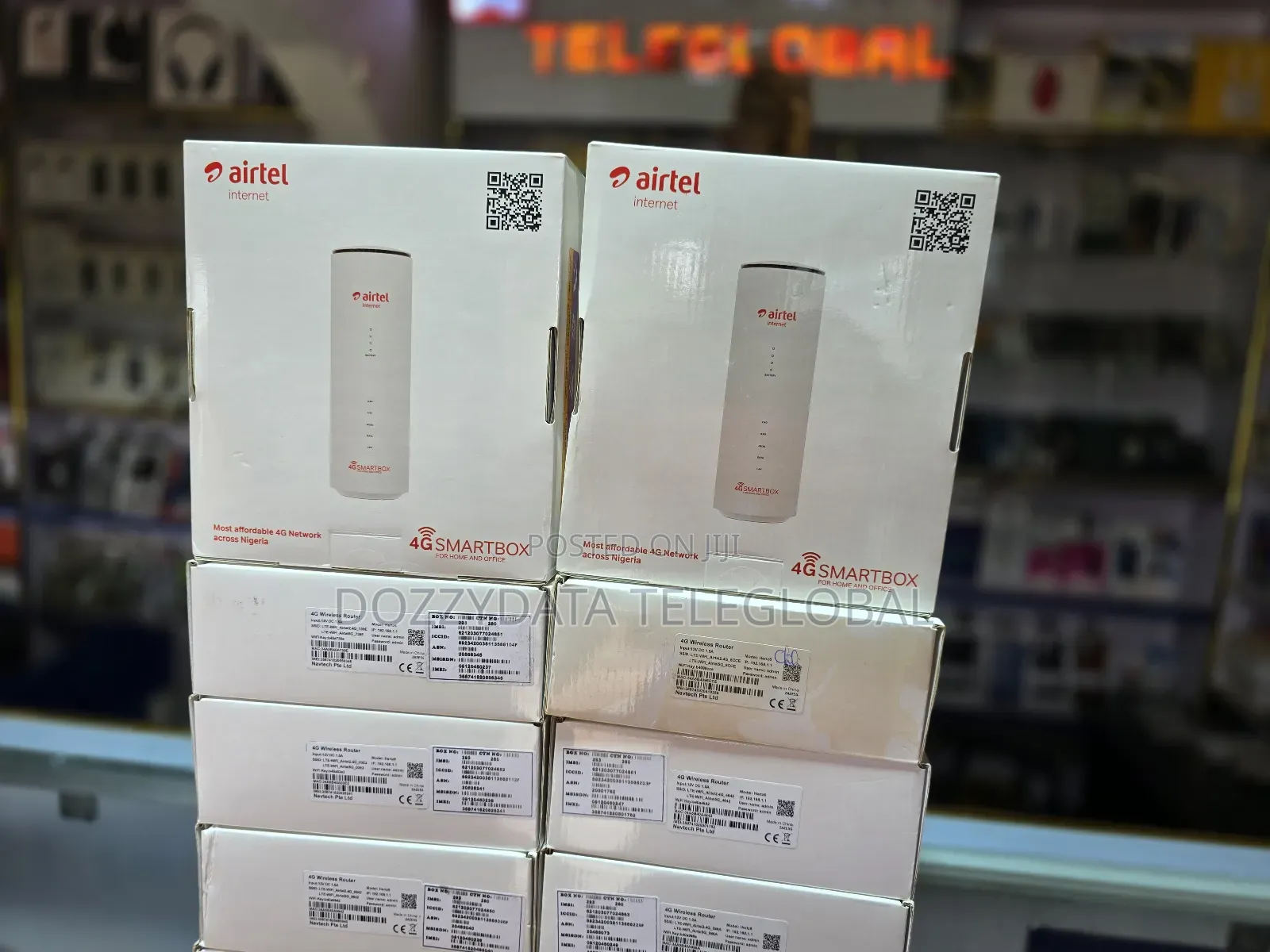 Airtel Hedge 6 Router and Unlimited Data Subscription
