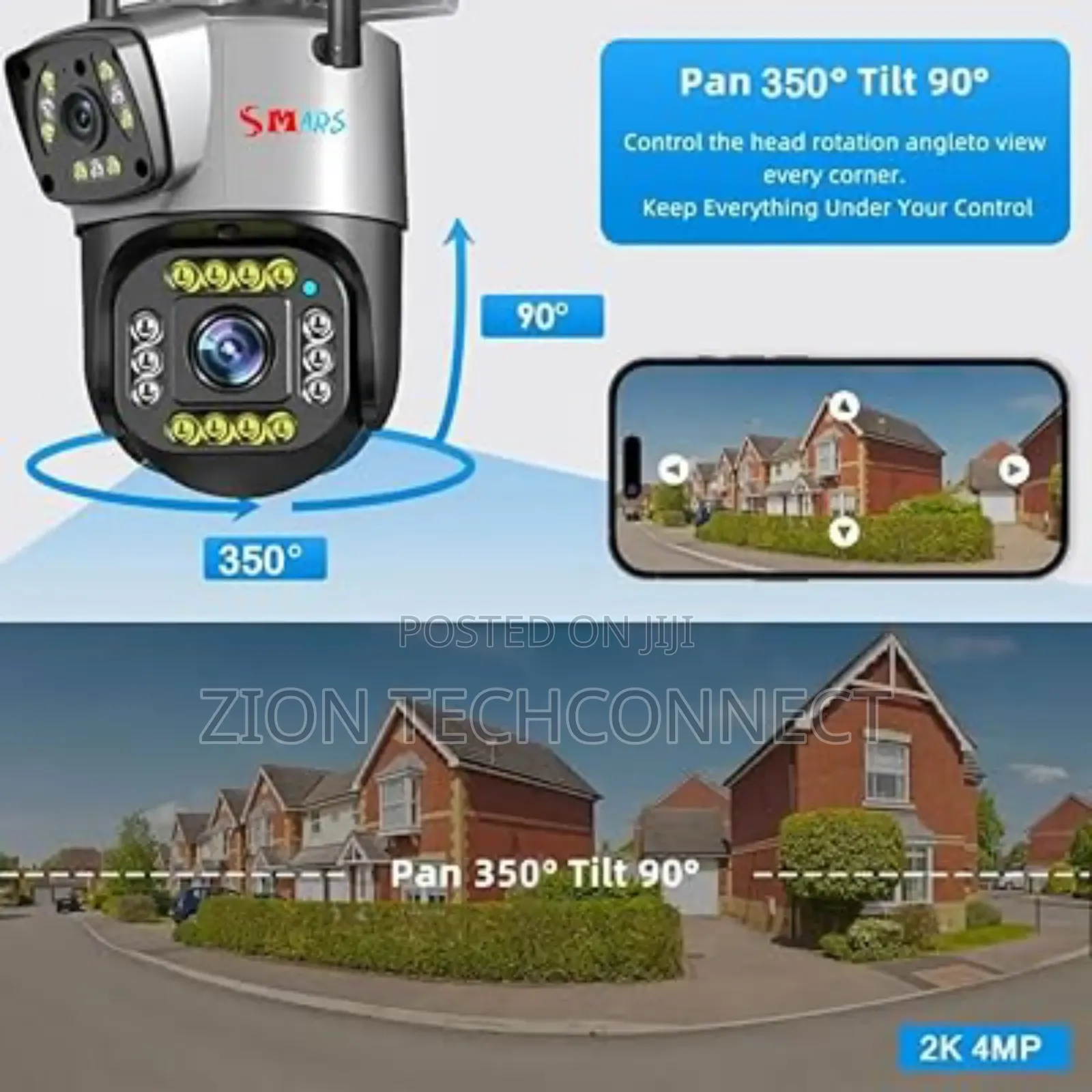4G Dual Lens Solar Camera With PTZ