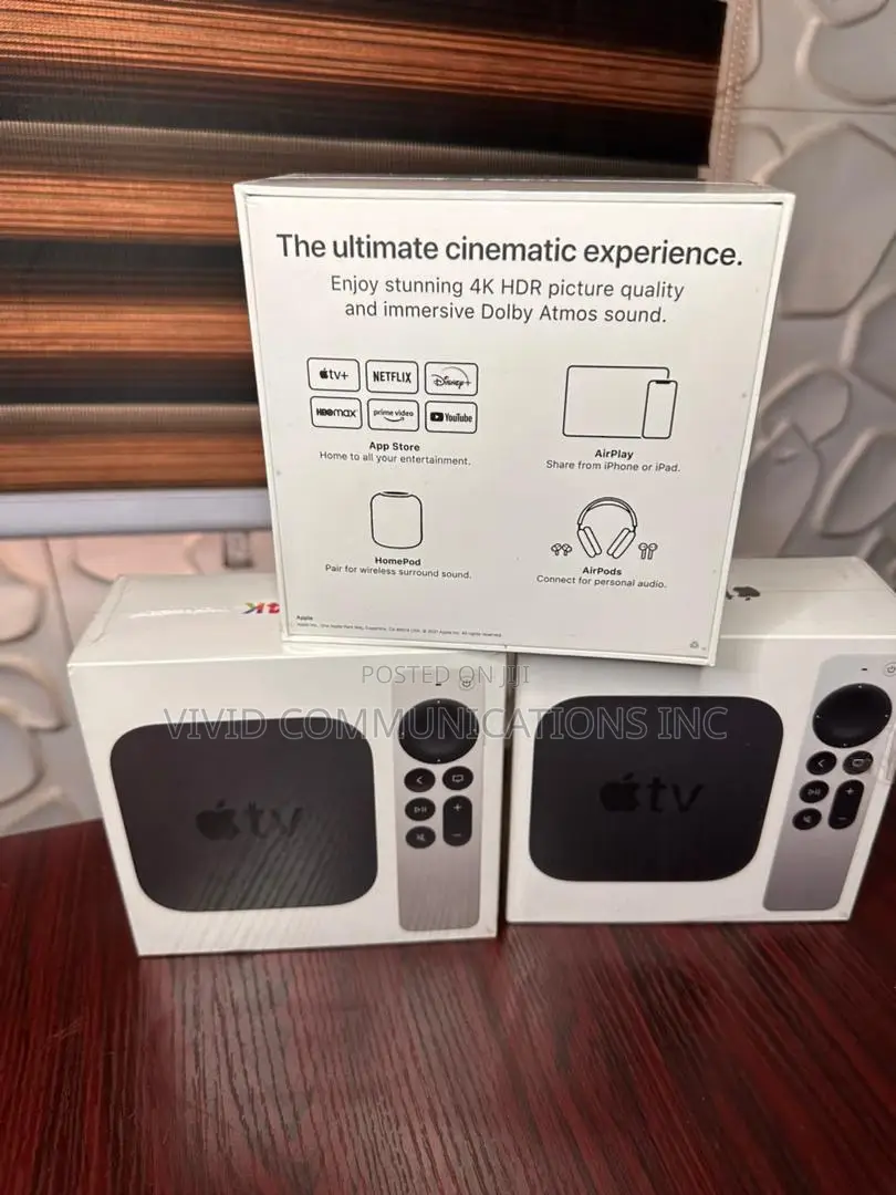New Apple TV Wi-Fi (3rd Generation) + Siri Remote