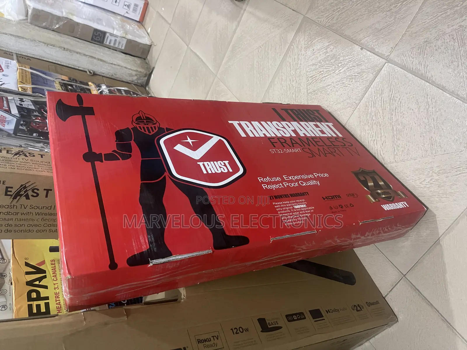 Brand New Transperent 32inch Full HD Smart Television