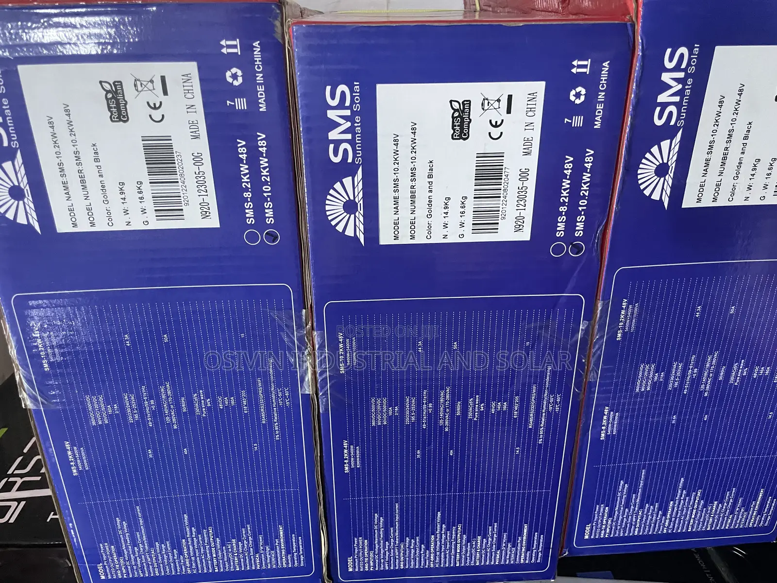 SMS 10.2kw-48v Super Hybrid Inverter All Sizes Available