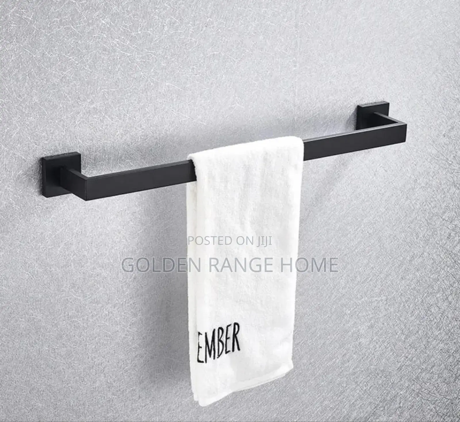 60cm Black Towels Hanger