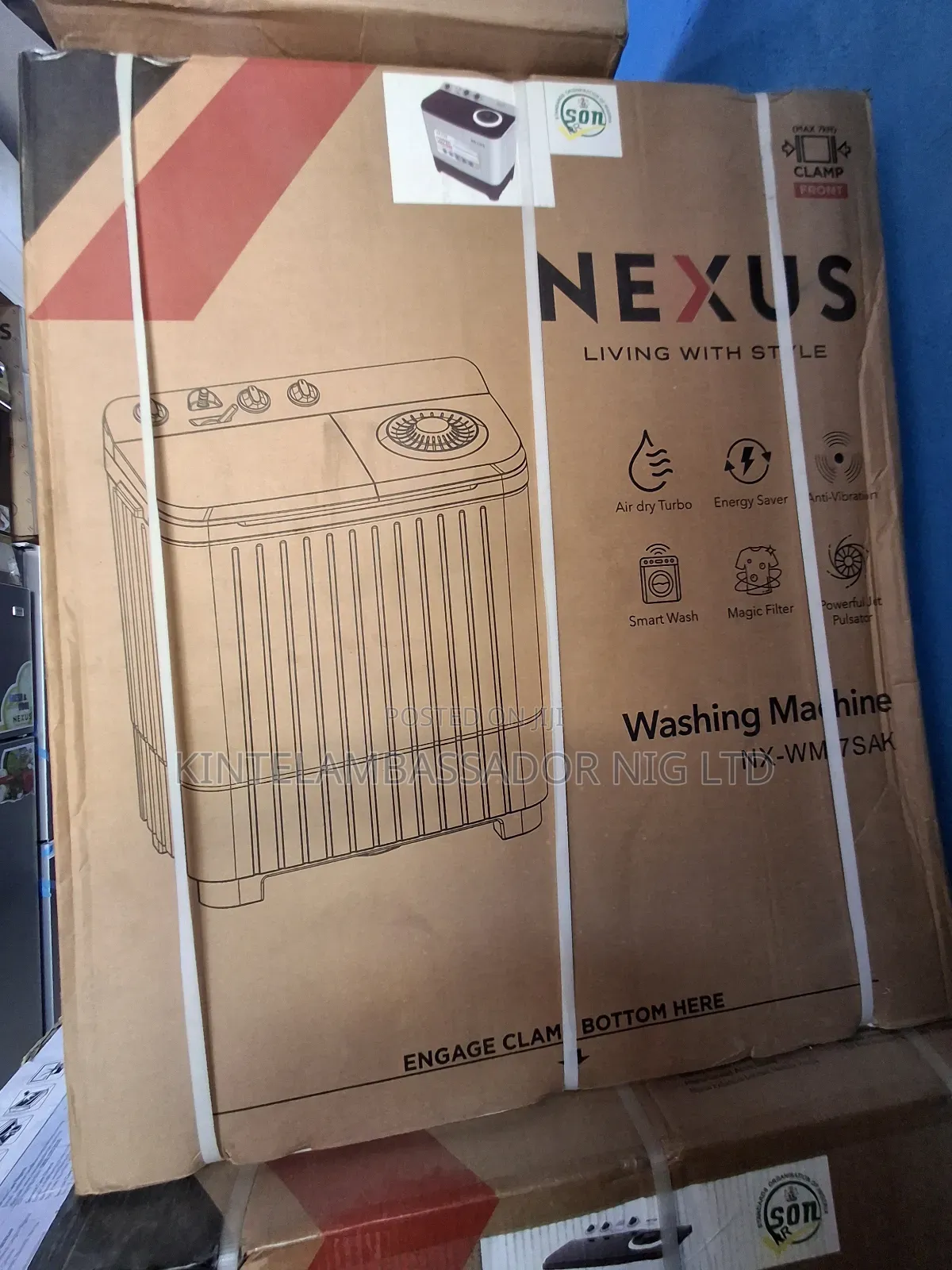 Nexus Twin Tub Washing Machine- 7.5kg