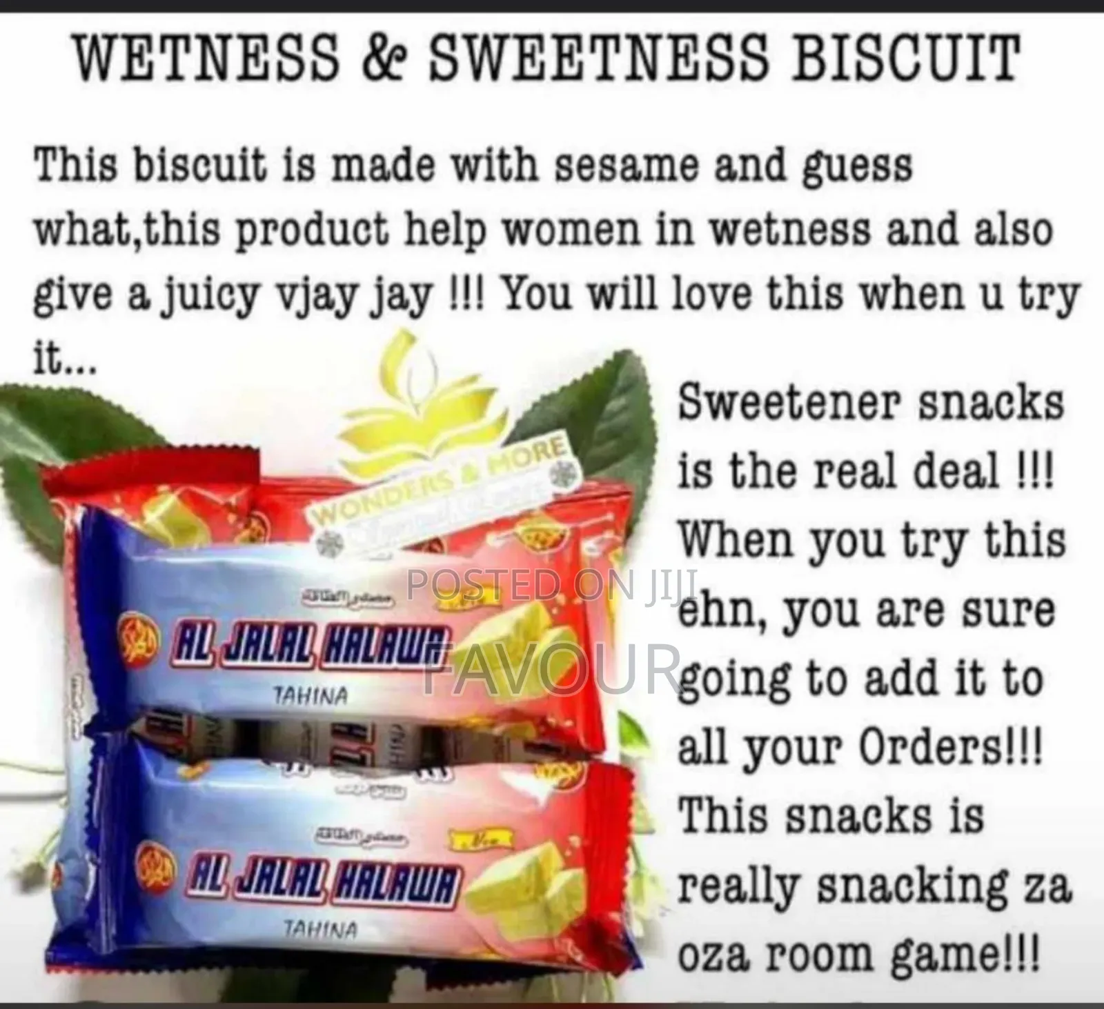 Candy Bar Biscuit Sex Enhancer Unisex(3 Pcs)