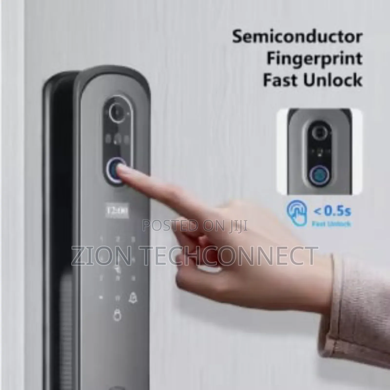Smart Door Lock Facial Recognition Video Intercom Lock
