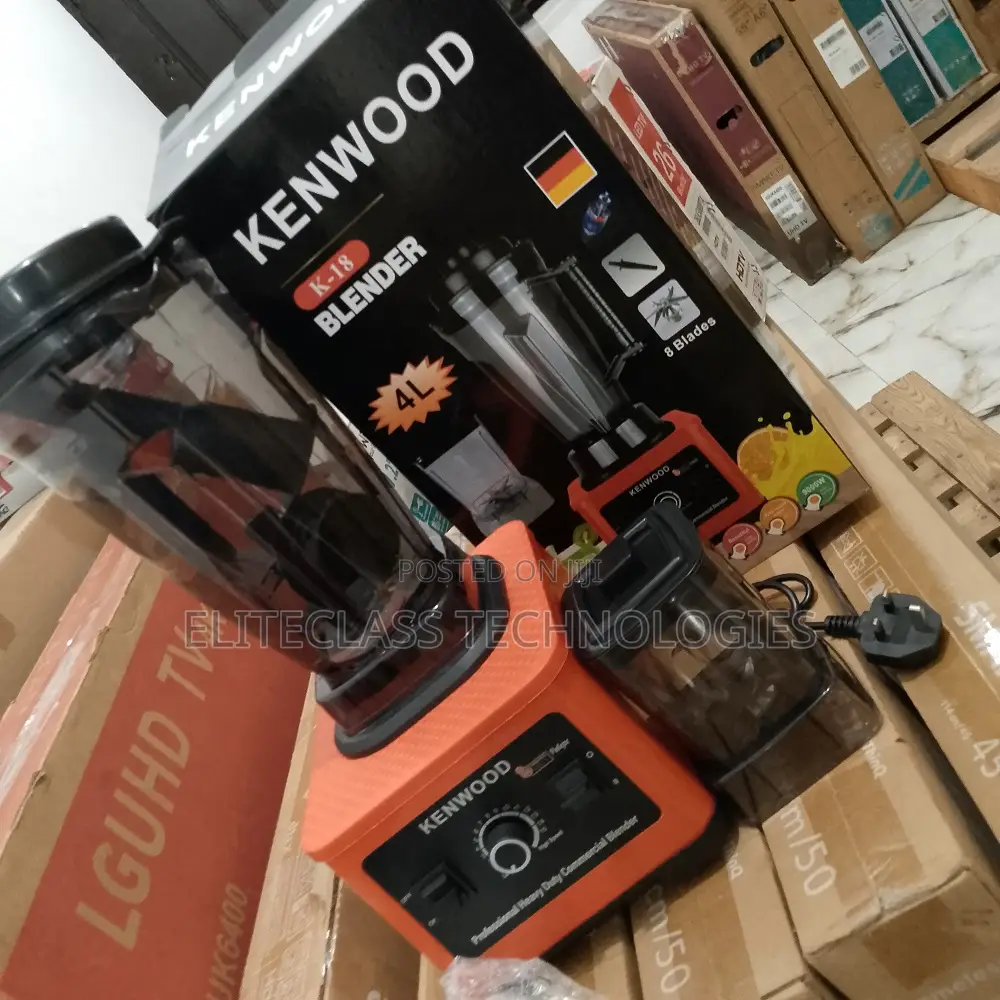 Flavor and Fun Kenwood 4L Blender With Double Cup