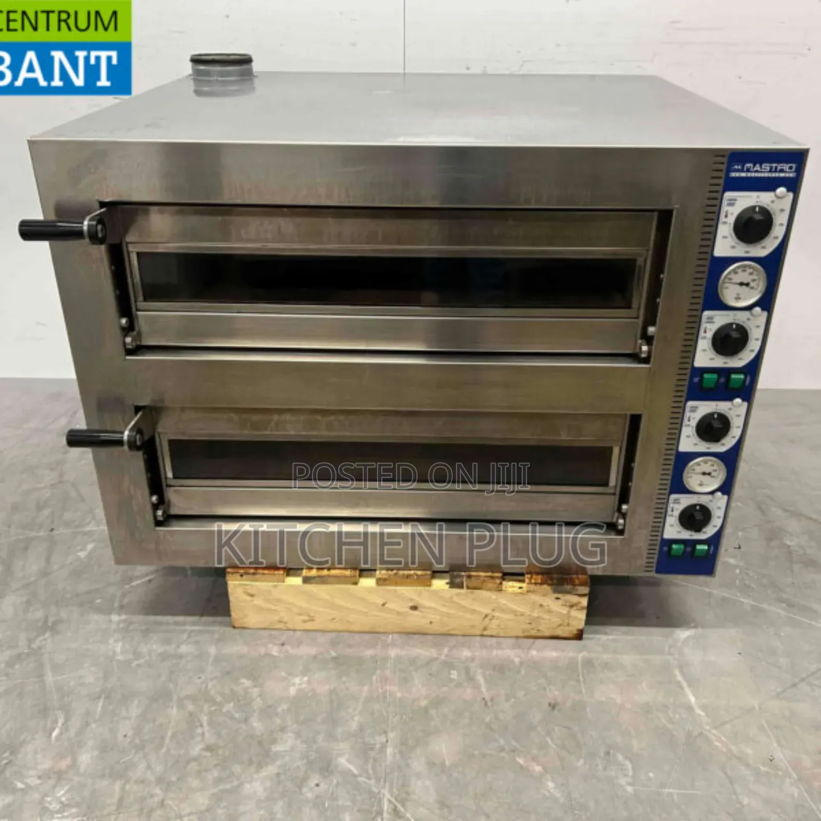 Industrial Electric Double-Oven Pizza Machine