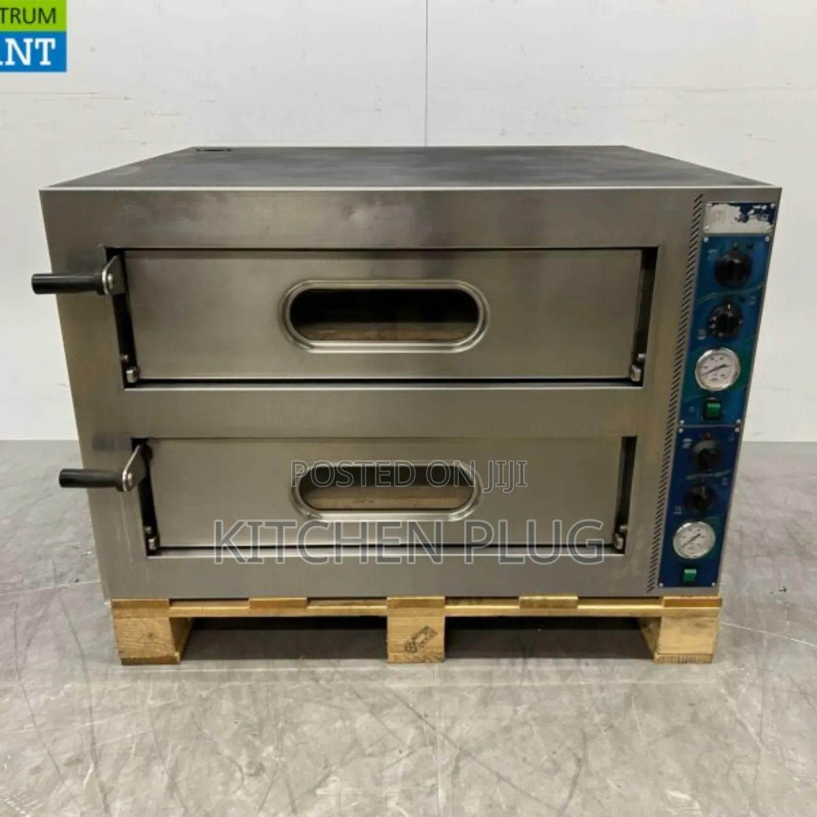 Industrial Electric Double-Oven Pizza Machine