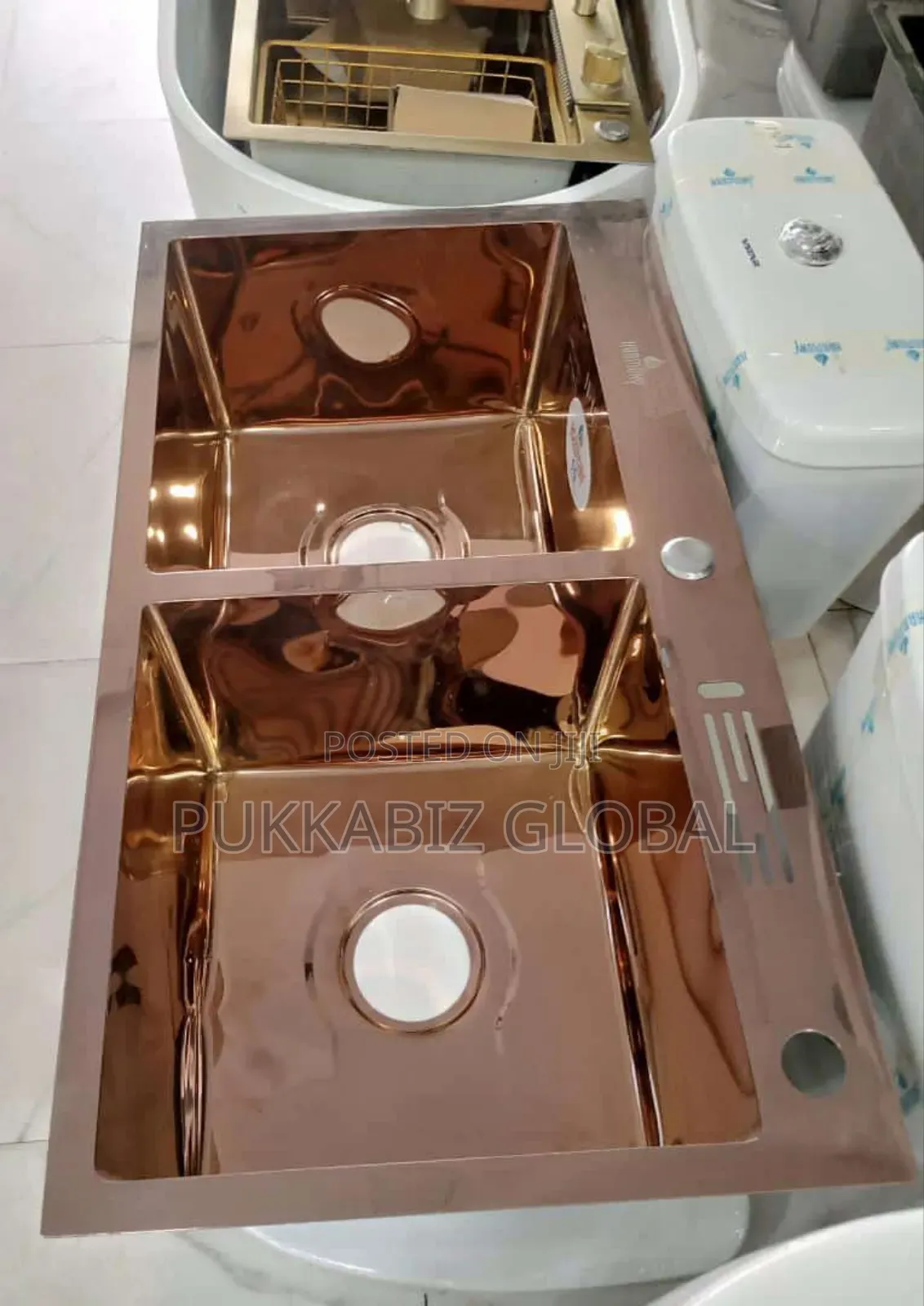 Mirror Rose Sink