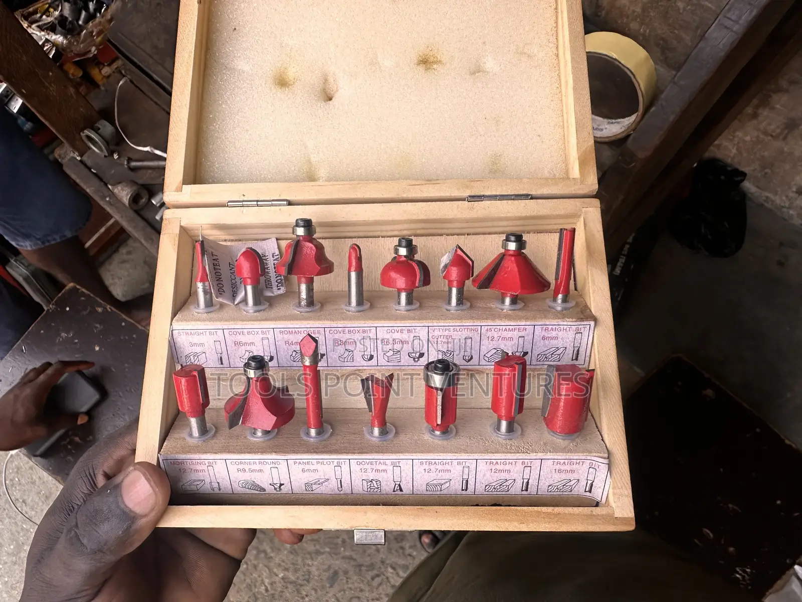15pcs Router Bit Set