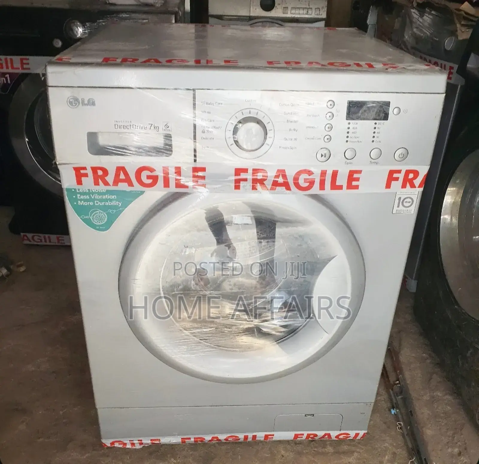 LG 7KG Washing Machine Inverter Drive (Silver + WARRANTY)