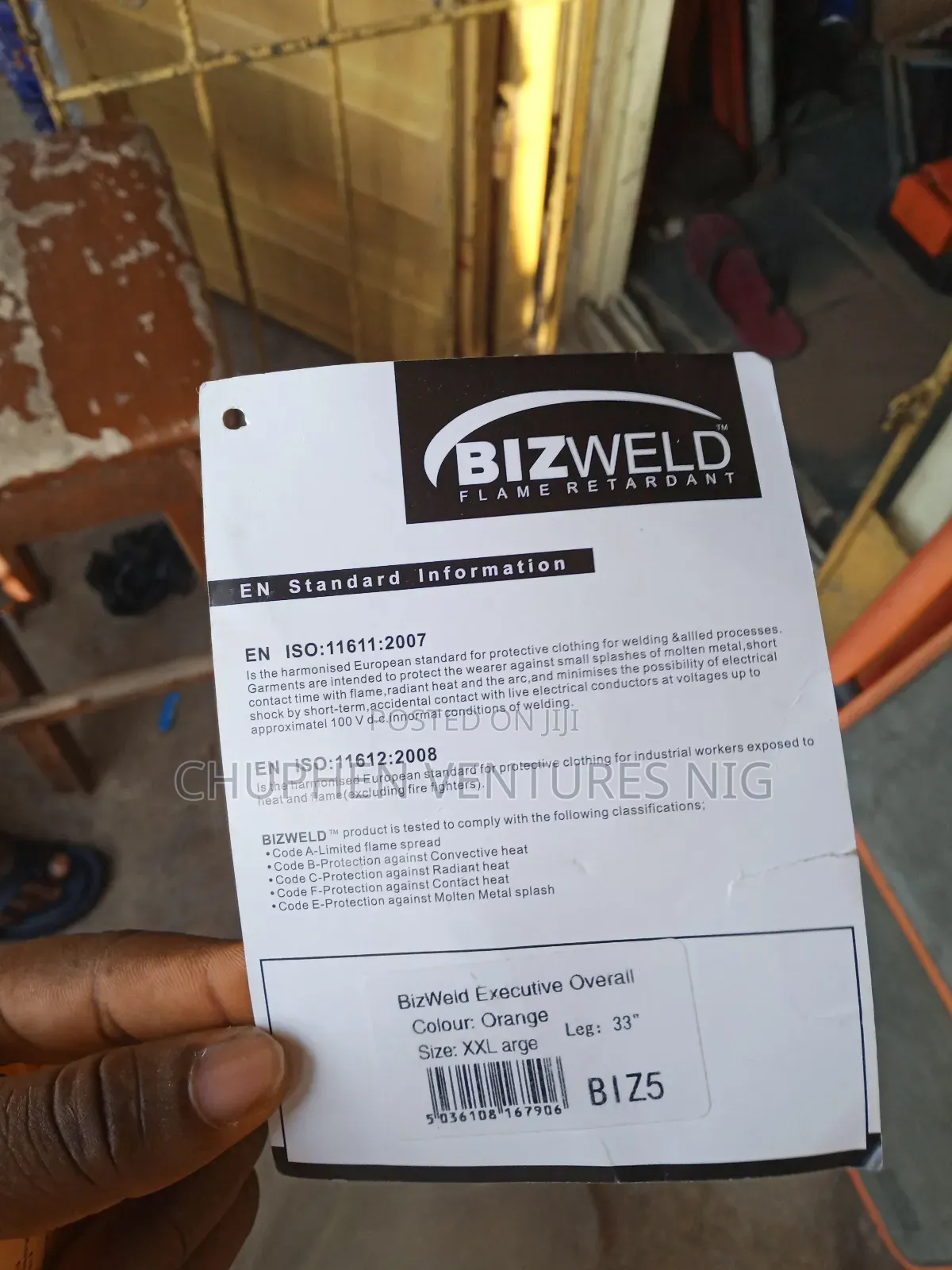 Fire Retardant Coverall