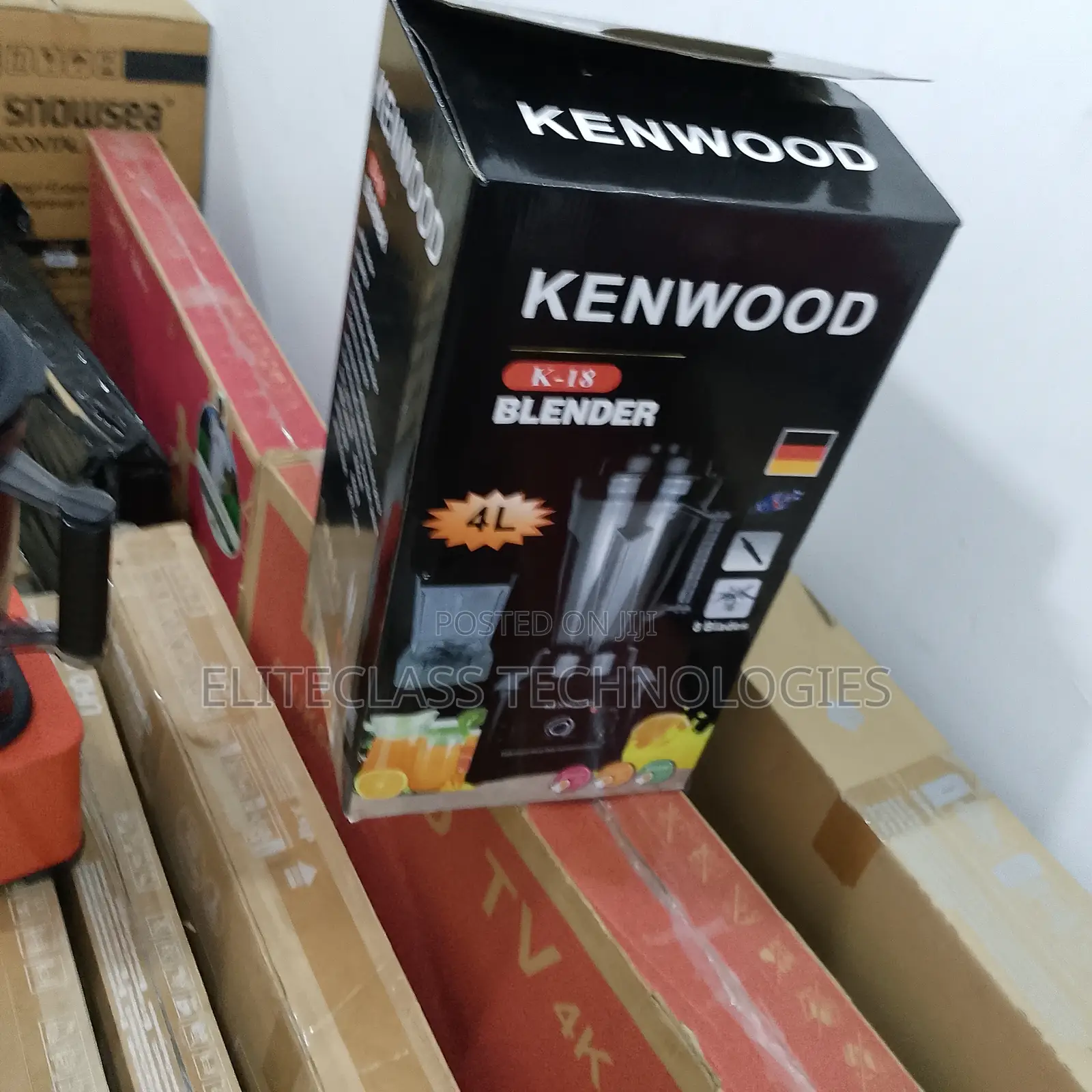 Kenwood Stainless Steel Blades 4L Blender With Double Cup
