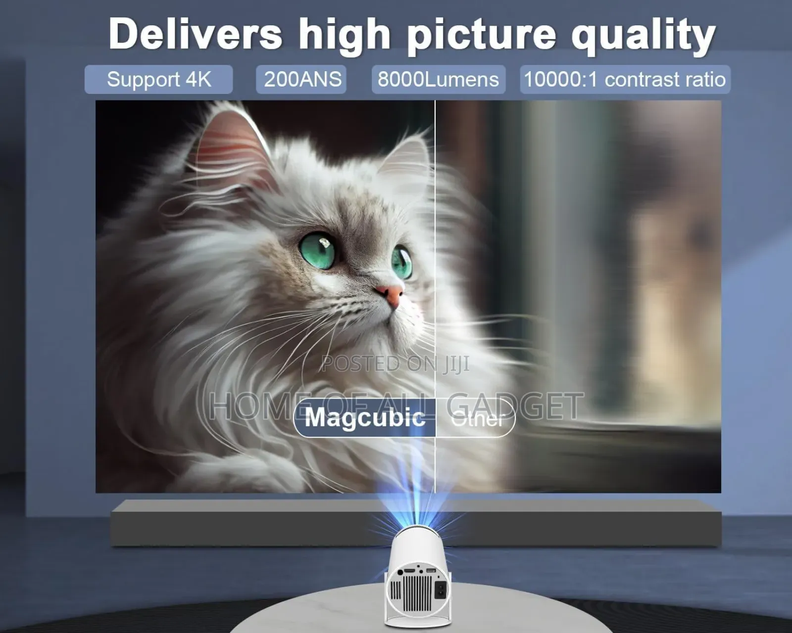 HY300 PROJECTOR HD Android 11 Wifi BT5.0 180°