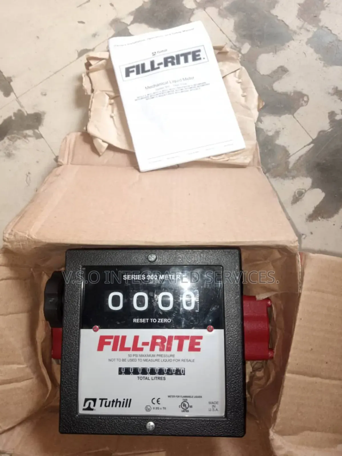 1.5'' Fill Rite Flow Meter