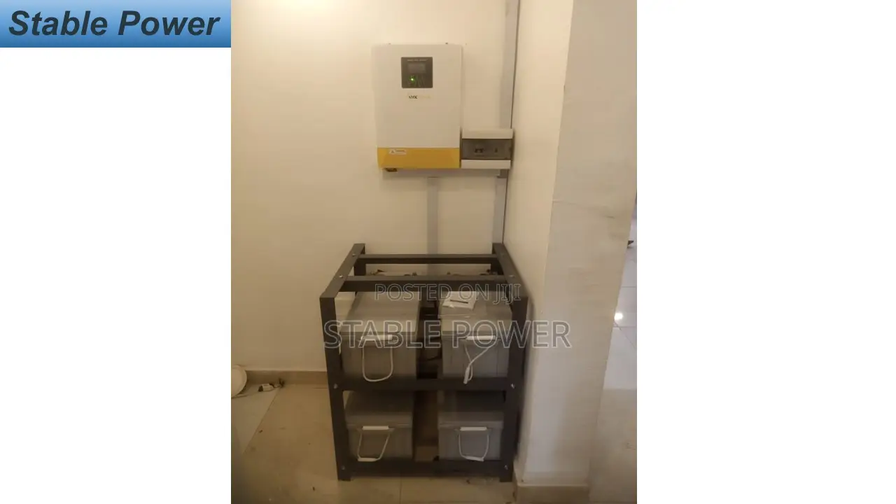5kva/48v Inverter Installation With 4 Batteries