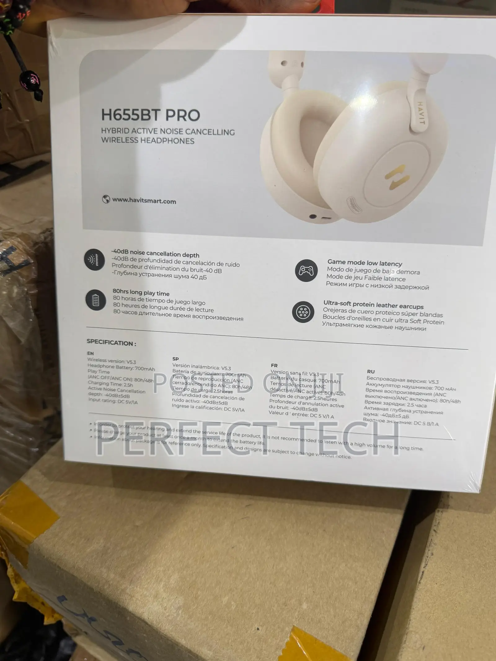 Havit Hybrid Active Noise Cancelling Wireless Bluetooth