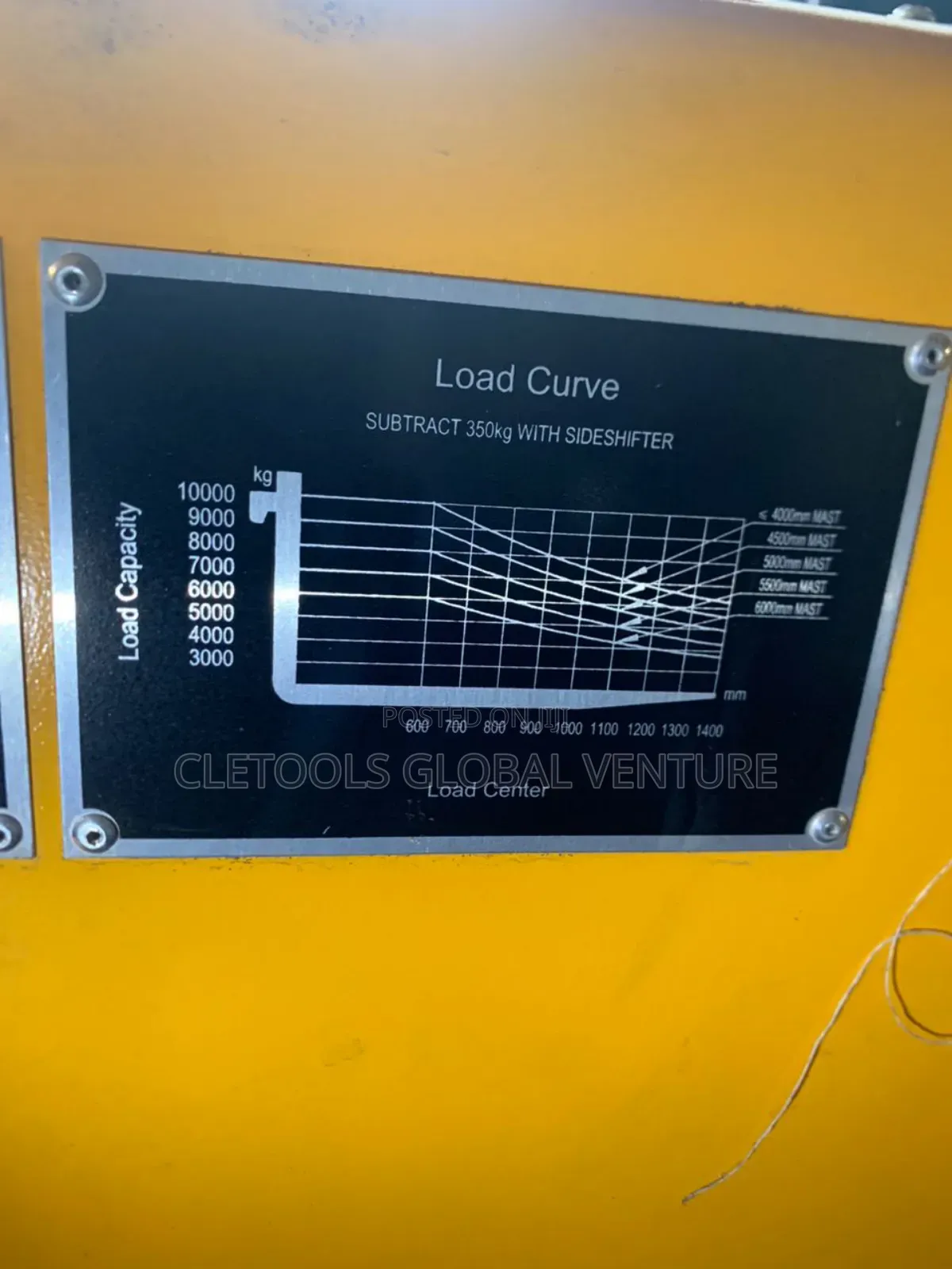 Counterbalanced Forklift Truck With Engine 5ton 5000kg