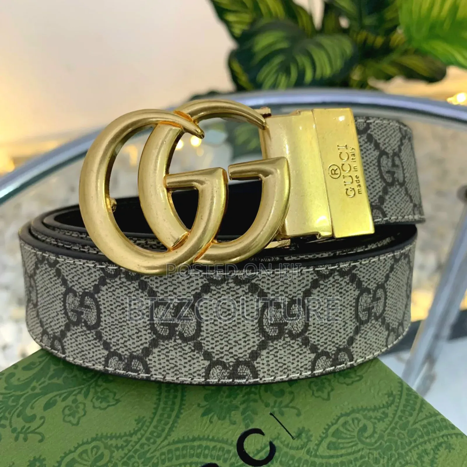 Original Gucci Leather Strap Belts Available in Store