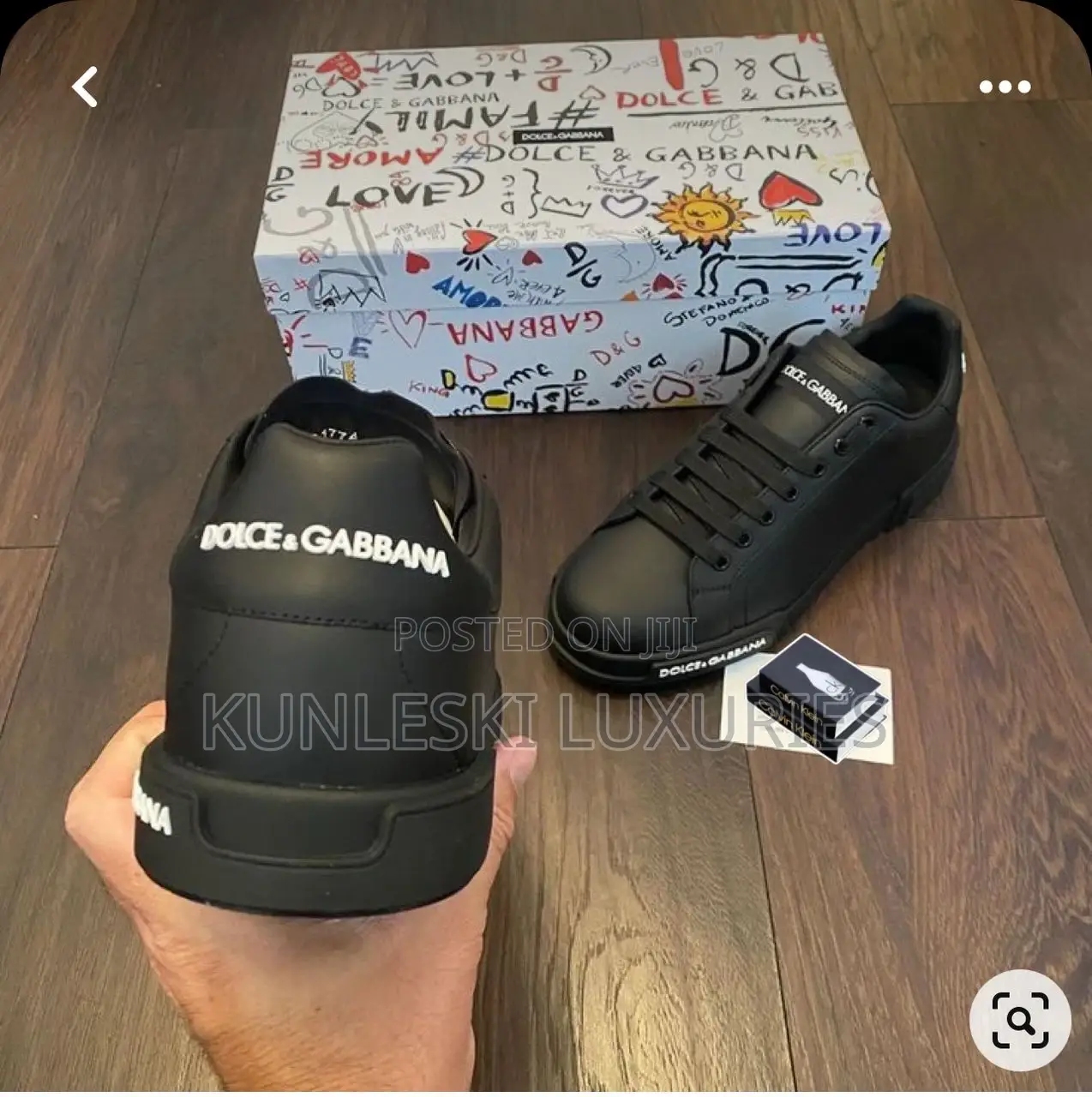 Original Dolce Gabbana Porto-Fino Classic Low Sneakers
