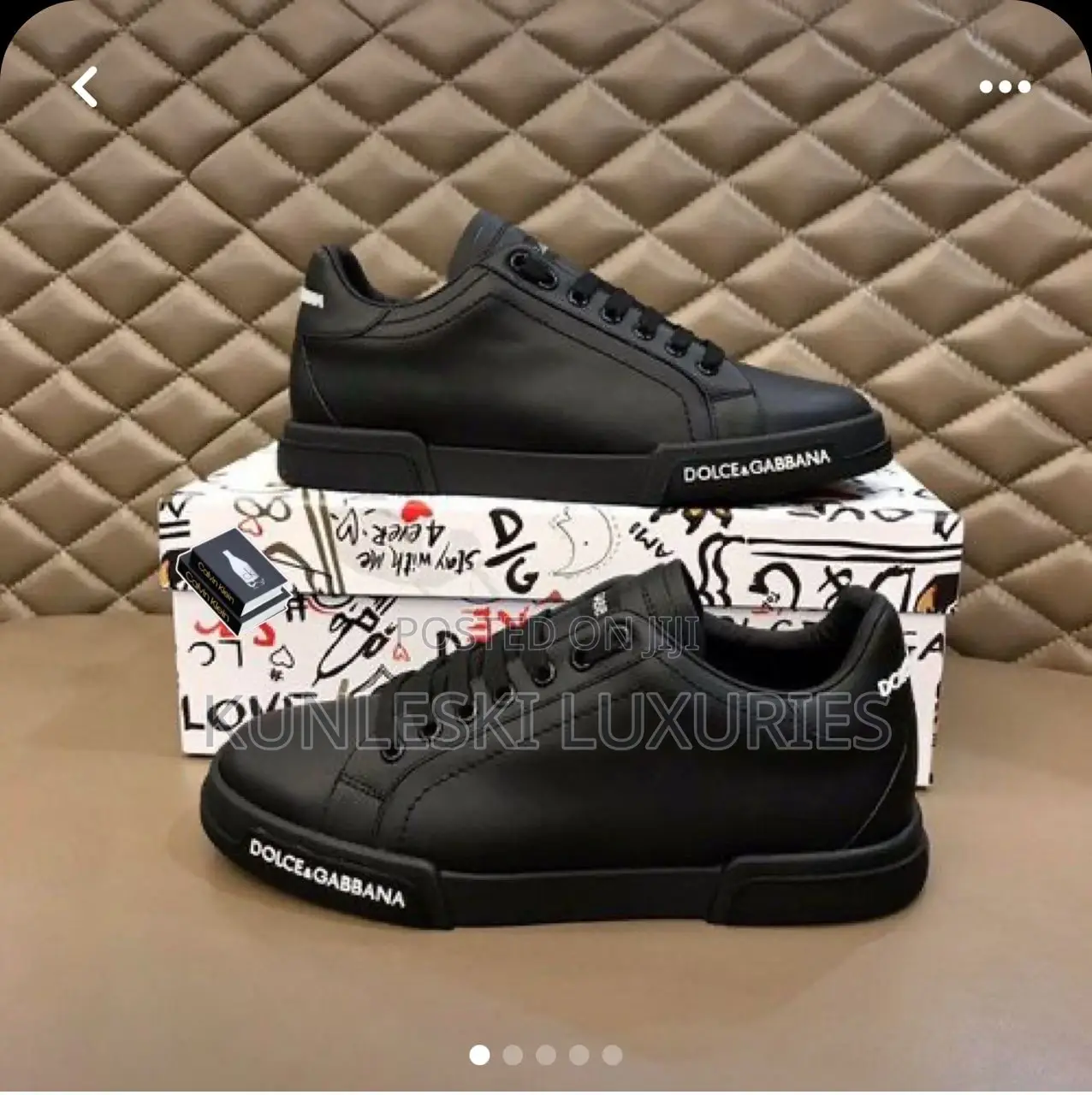 Original Dolce Gabbana Porto-Fino Classic Low Sneakers