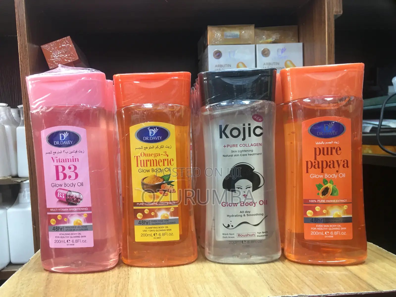 Dr Davey Body Oil Different Flavours
