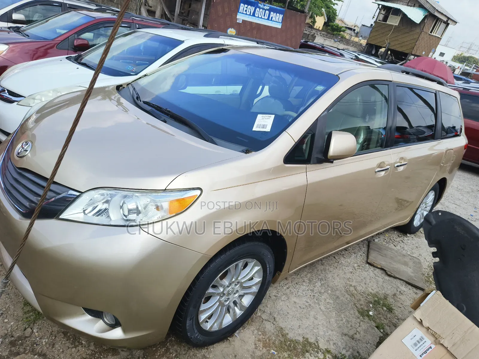 Toyota Sienna XLE 8 Passenger 2012 Gold