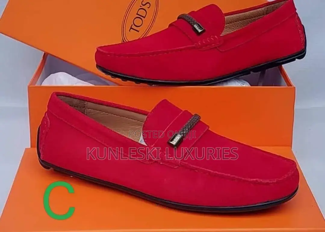 Original Tods Loafers Suede Shoes Collections