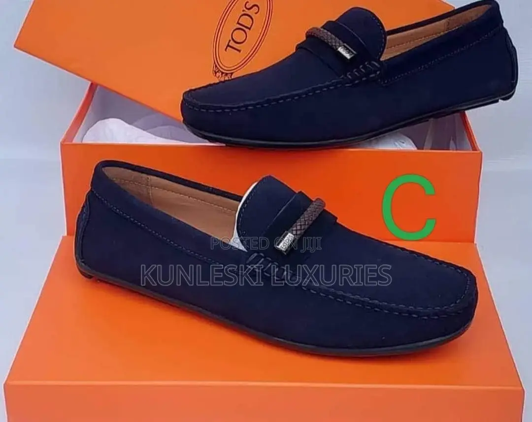 Original Tods Loafers Suede Shoes Collections