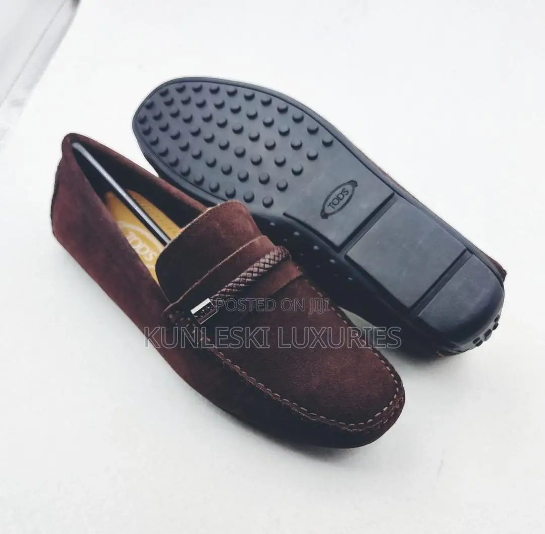 Original Tods Loafers Suede Shoes Collections
