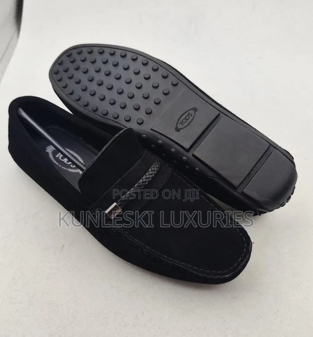 Original Tods Loafers Suede Shoes Collections