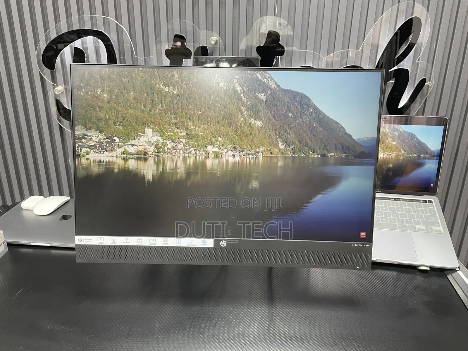 Hp 24”1080p Monitor With Built-in Camera, Speaker Usb-C