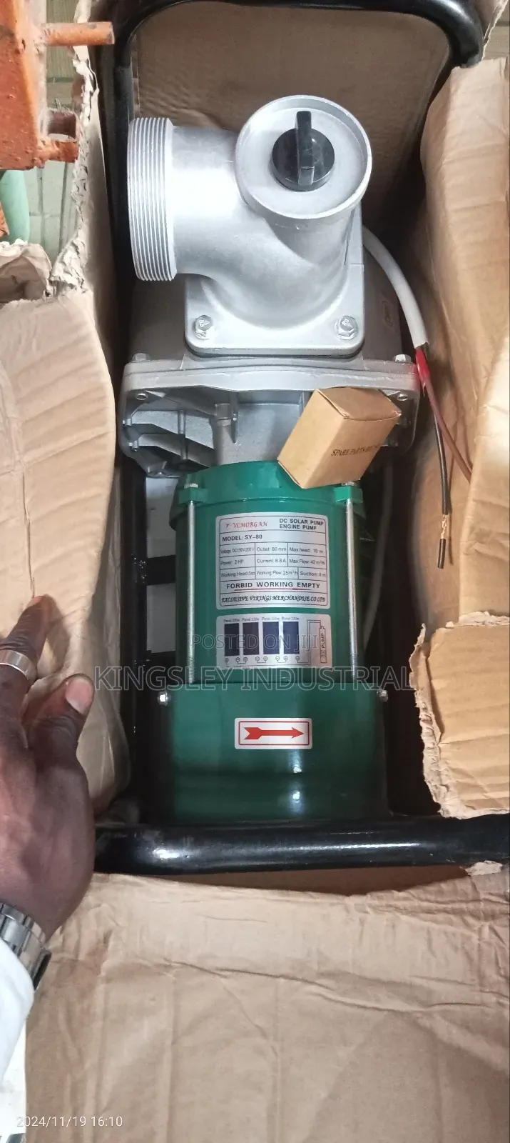 DC Surface Solar Pump 2hp 1500w 3inches