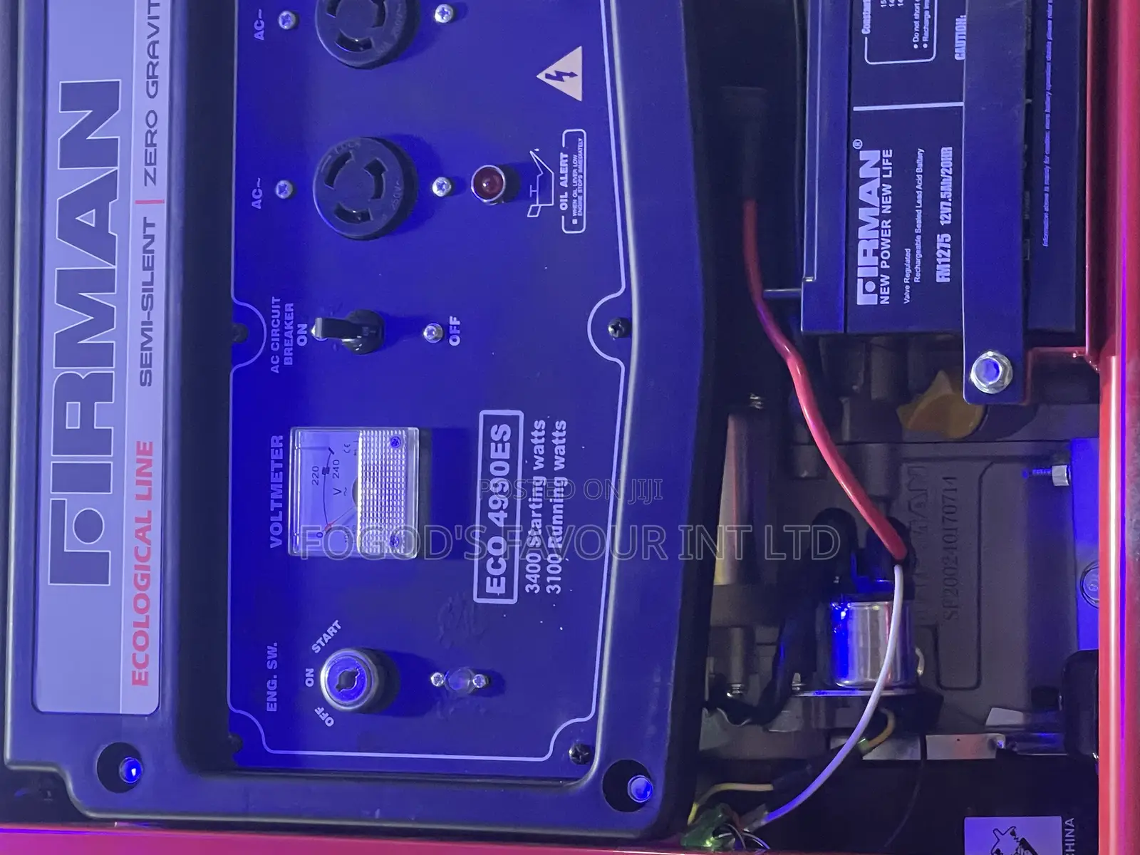 3.4kva Firman Petrol Generator Eco4990e2 100% Copper Coil